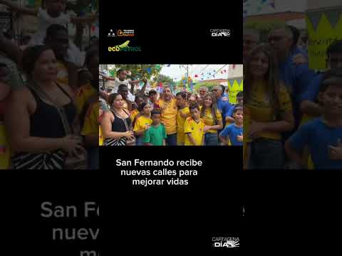 San Fernando recibe nuevas calles para mejorar vidas