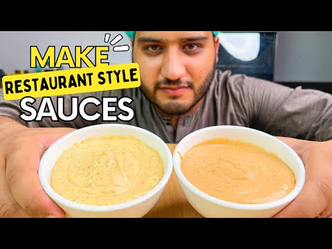 Restaurant Style Sauces Recipe | Perfect for Fast Food Burgers (Commercial)