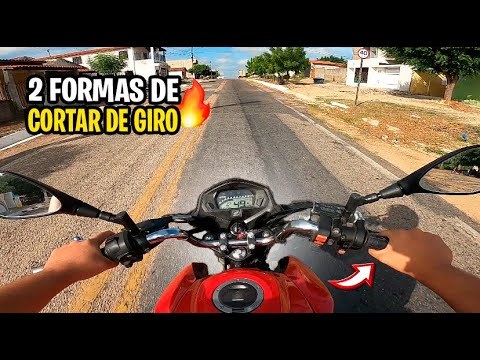 HOW TO CUT A TURN WHILE THE MOTORCYCLE IS MOVING