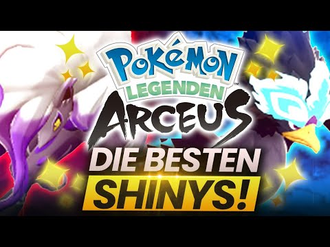 Die 10 BESTEN NEUEN SHINY POKEMON in Pokemon Legenden: Arceus!