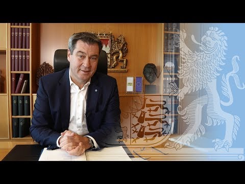 Ministerpräsident Dr. Markus Söder zu seiner Regierungserklärung - Bayern