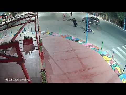 Albardón: Motociclista herido tras el choque con un automóvil 