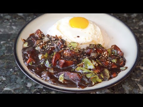 Quick Korean Jjajang Bap Recipe 🍛 [ASMR]