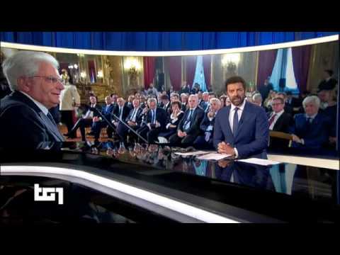 TITOLi TG1-sera 25 luglio 2019 GioveDì - // prima: Quirinale & Mattarella "arbitro"