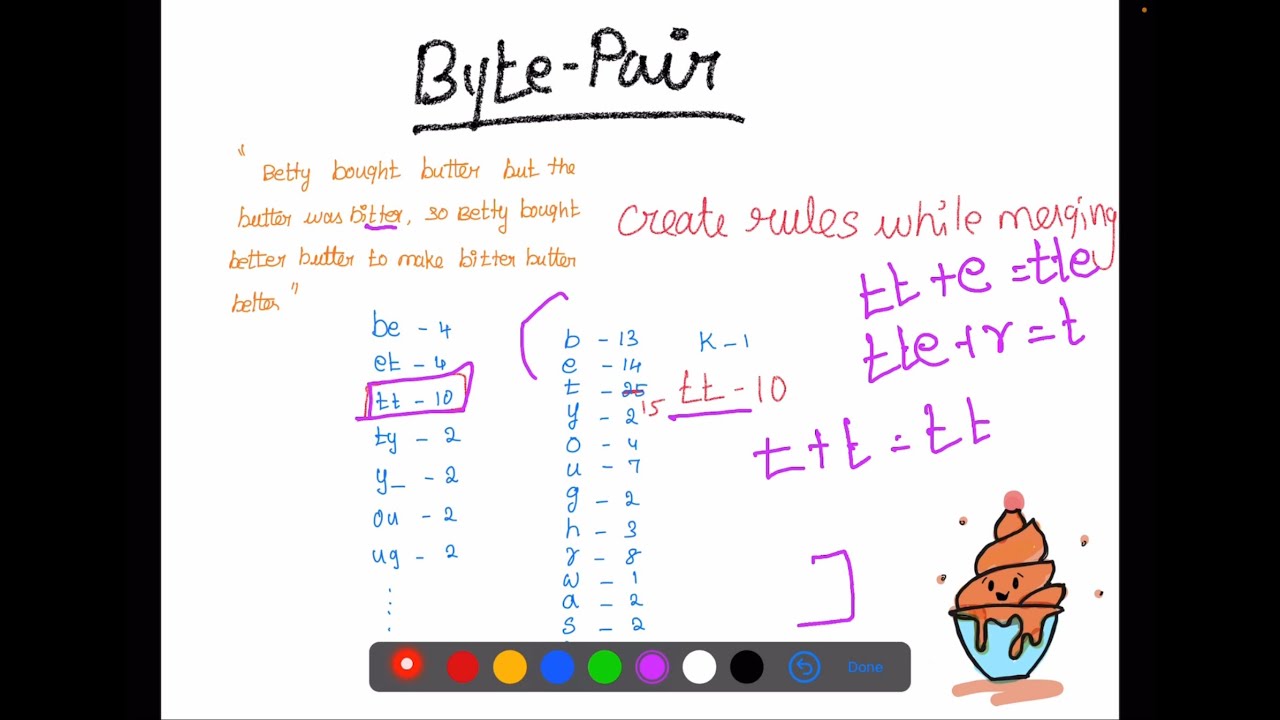 ML: Byte-Pair Encoding (Tokenization in NLP)