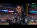 Jazmine Sullivan - National Anthem (2022) - World Series Game 5