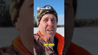 Ice Fishing Thrills First Catch and Big Bites! #wintercamping #shortvideo #outdoors