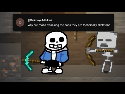 why do skeletons attack sans?