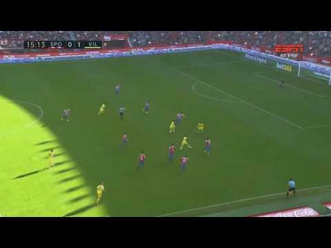Alexandre Pato great nutmeg and run vs Gijon HD