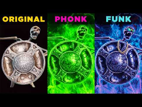 Skeleton Banging Shield vs PHONK vs FUNK