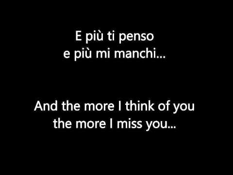E Piu ti Penso Italian & English lyrics | Ariana Grande & Andrea Bocelli