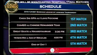 TJHSST League of Legends Bozeman Tournament Day 1 Round 1 - 12 / 21
