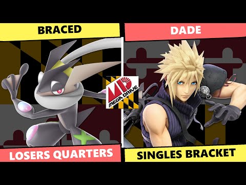 Mega Drive #140: Losers Quarters - Braced (Greninja) vs Dade (Cloud) SSBU Singles