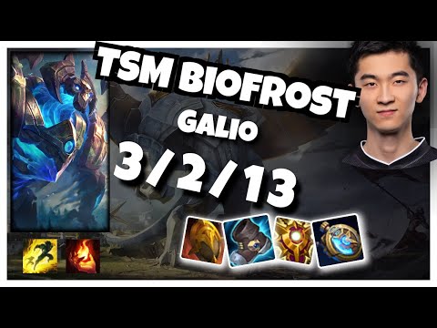 Galio 11.1 Gameplay Challenger Replay S11 Support (3/2/13) - NA