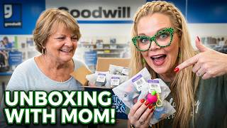 Opening Mystery Bags With Mom | Goodwill Home Decor Haul