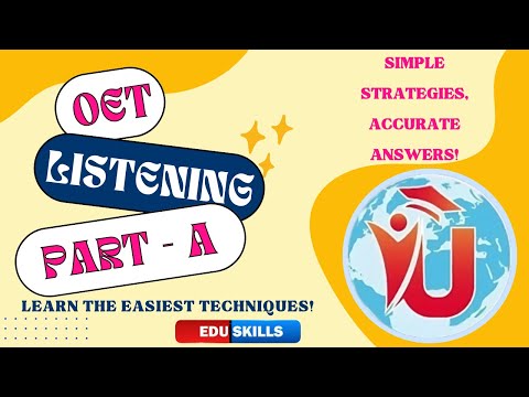 Edu Skills OET: Listening Part A: Tips and Techniques | OET Listening Made Easy