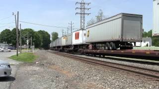 preview picture of video '[HD] Norfolk Southern Westbound Intermodal at Richland, PA'