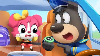 Download lagu Pertama Kali Pergi ke Sekolah Sendiri 🎒| Animasi | Tips Keamanan | Kartun | Kepala Polisi Labrador mp3