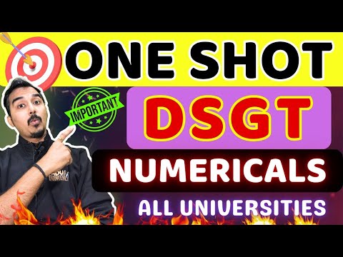 DSGT | MOST IMPORTANT NUMERICALS | MUMBAI UNIVERSITY | DISCRETE STRUCTURE GRAPH THEORY | SEM 3 #dsgt
