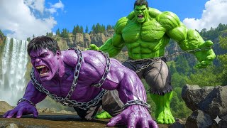 HULK VS PURPLE HULK EPIC BATTLE! : The confrontation begins on a military