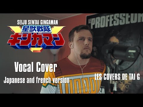 【Les Covers de Tai G】Seiju Sentai Gingaman - opening French and Japanese  (4K)  『カラオケ』