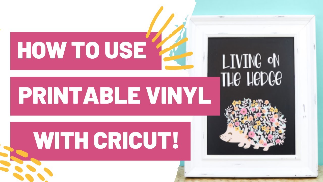 CRAFT WITH ME! How To Use Printable Vinyl With The Cricut!
