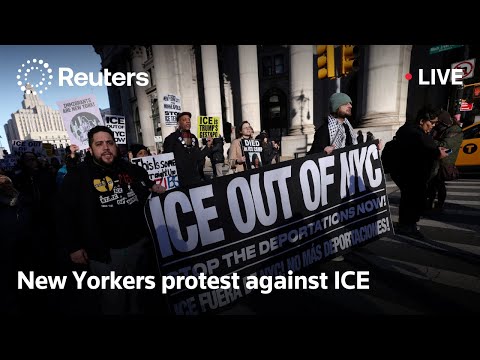 LIVE: New Yorkers protest against ICE