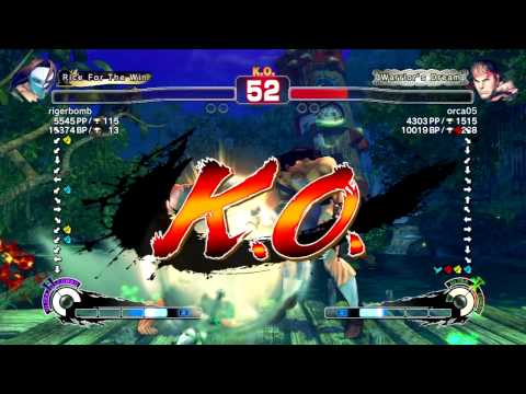 SSF4 AE Ver. 2012: PSN Ranked Matches