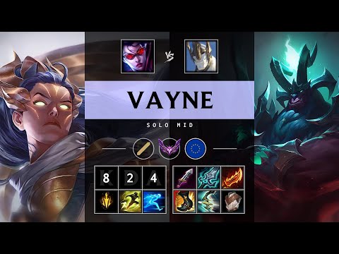 Vayne Mid vs Galio - EUW Master Patch 25.17