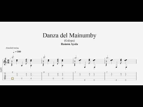 Ramón Ayala - Danza del Mainumby (Galopa) - Tab