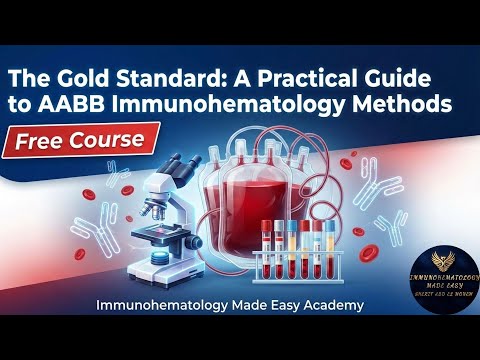 The Gold Standard: A Practical Guide to AABB Immunohematology Methods
