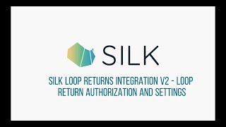 Silk Loop Returns Integration - Authorization & Settings Setup