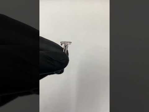 White Diamond Platinum Rings, 14