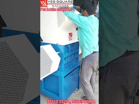 PET Bottle Shredder Machine