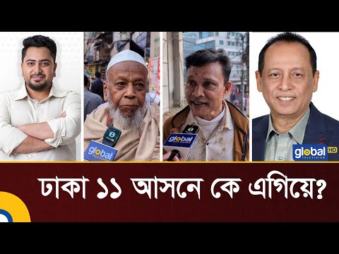 ঢাকা ১১ আসনে ভোটের দৌড়ে কে এগিয়ে? | Dhaka- 11 | Election 2026 | NCP | BNP | Jamayat |  Global TV