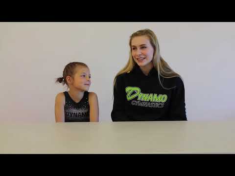 Meet Dynamo Gymnastics Gymnasts and their "Buddies"