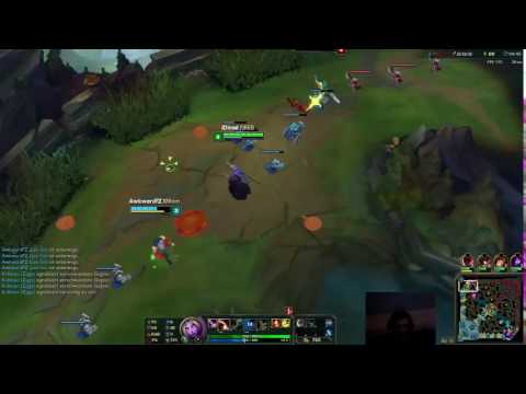 IDimaI - Triple Kill - Soraka&Lee vs Riven&Zac&Syndra - Dia 5 Ranked