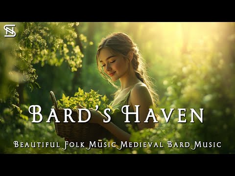 Bard’s Haven🌸🌞 Dreamy Tavern Ambience, Beautiful Folk Music Medieval Bard Music