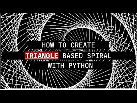 Python Turtle 5 Triangle Based Spiral Inside Python