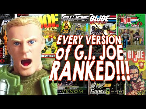 Ranking Every Version of GI Joe