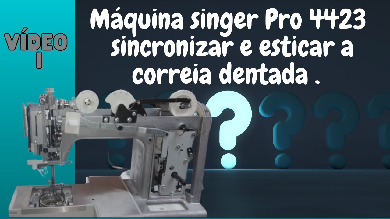 Machine Singer Pro 4423 , accessing the timing belt . Part 1