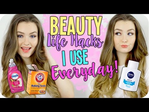 Beauty Life Hacks I use EVERYDAY! Easy & Saves Money!