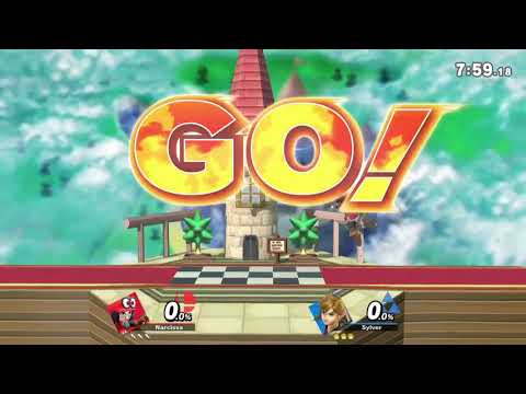 Narcissa (Mii Swordfighter, Palutena) vs Sylver (Link)