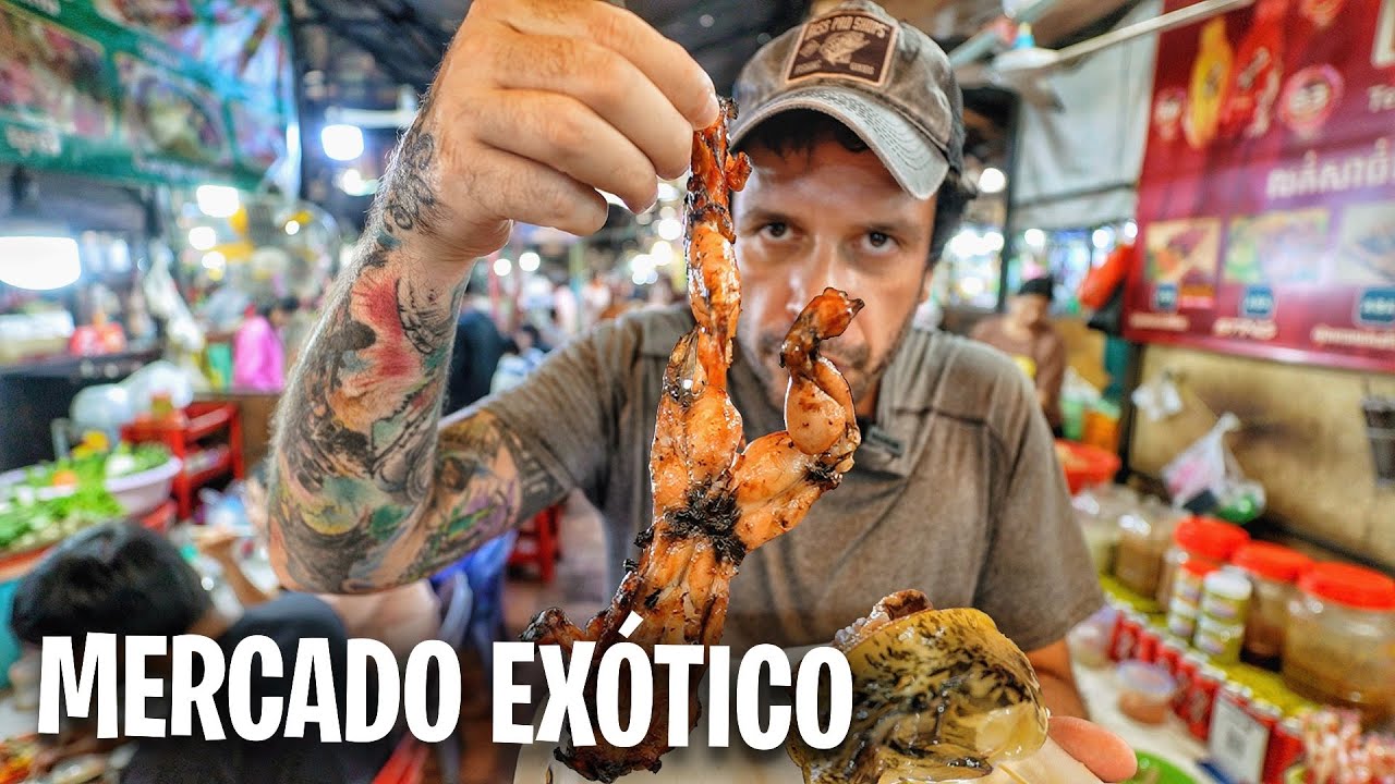 O MERCADÃO MAIS EXÓTICO DO CAMBOJA 😳