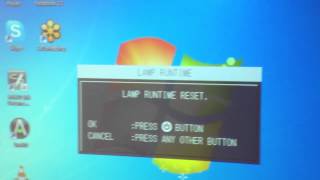 How To Reset Lamp Runtime on a Projector