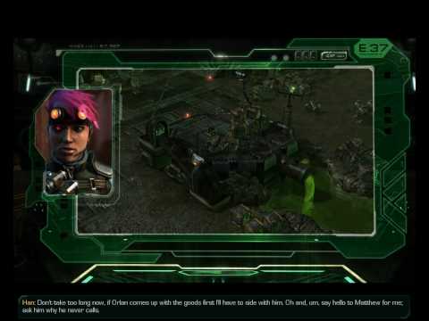 Let's play Starcraft II: Wings of Liberty - part 24 [Creepy girl]