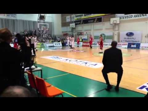 KTP-Nilan Bisons Loimaa, neljäs finaali, eka puoliaika