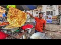 India S Biggest Paratha With Halwa Made In Ghee Indian Street Food