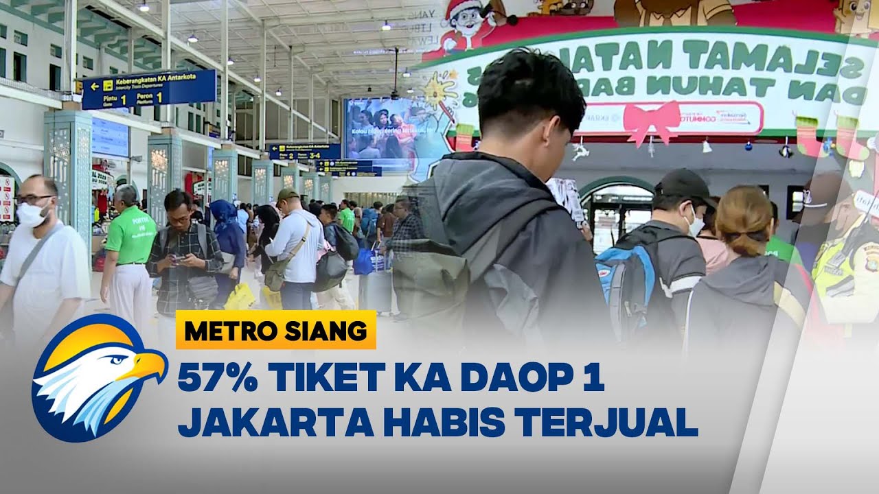 [HEADLINE NEWS, 20/12] Libur Natal 2025 518 Ribu Tiket Kereta Terjual, PT KAI Tambah 16 Kereta!