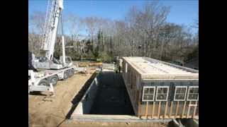 preview picture of video 'Modular Home Setup - Nobska Rd, Woods Hole, MA INTEGRATA architecture+construction'
